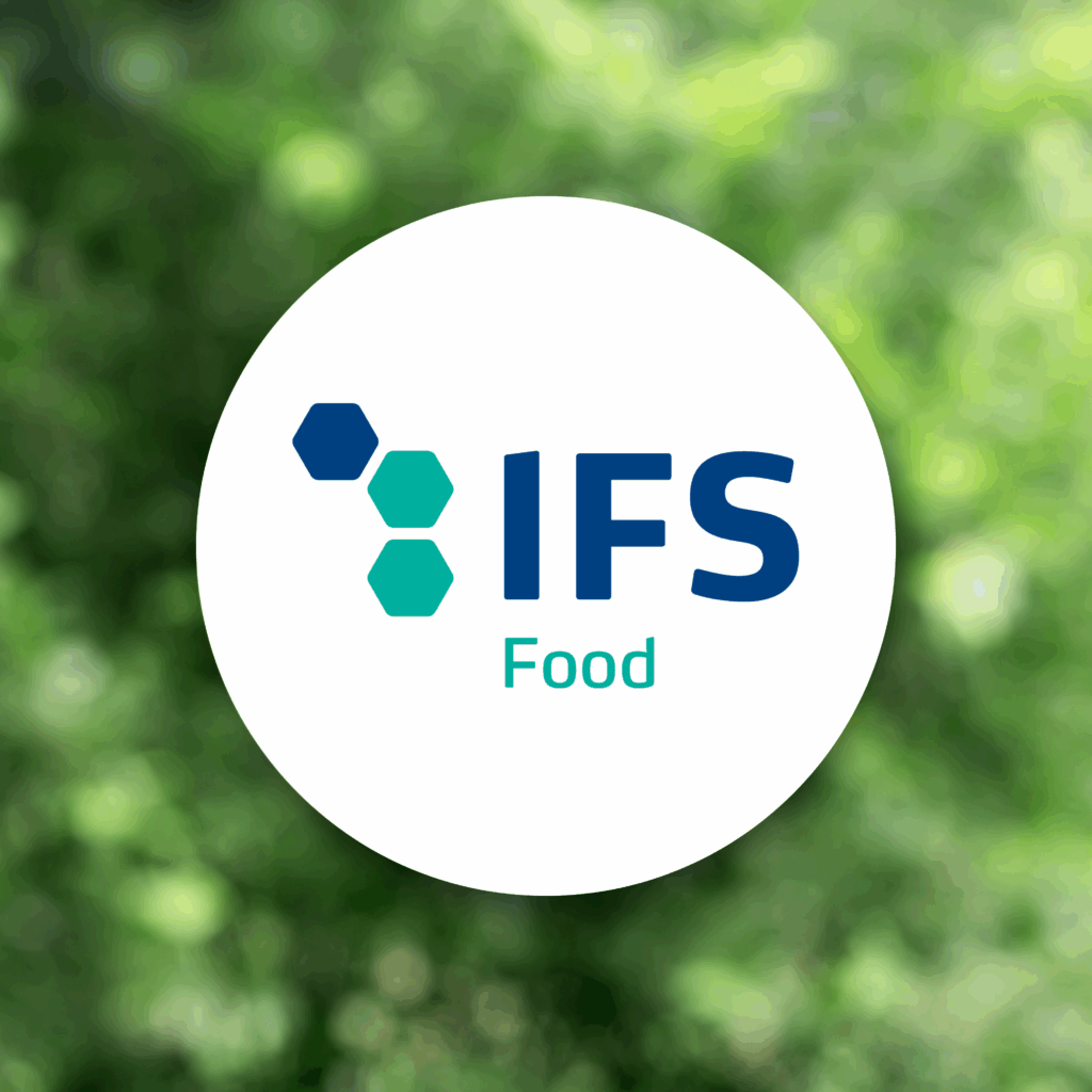 Logo Certification IFS Food- fond verdure